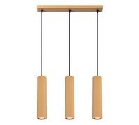 Suspension Aluminium Doré GU10 3 Karbon Line