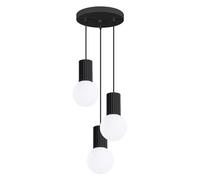 Suspension Aluminium Noir G9 3 Halo