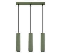 Suspension Aluminium Vert Olive GU10 3 Karbon Line