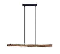 Suspension ampoules LED - Lindby - lampe suspendue - Bois - 120 x 6 x 5 5 cm - noir mat bois