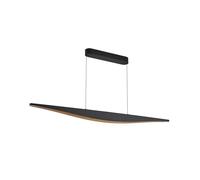 Suspension ampoules LED - Lucande - lampe suspendue - - 140 x 9 x 8 cm - noir