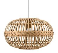 Suspension Amsfield En Bambou, Forme Ovale brun clair