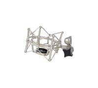 Suspension antichoc pour microphone compatible avec Neumann TLM103, suspension en métal avec molette de réglage d'angle, couleur or champagne