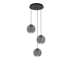 Suspension ARANGONA E27 3X40W en acier noir D455mm