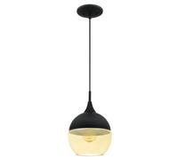 Westinghouse Lighting 6345940 Suspension goutte E27 Acier Noir mat