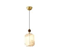 Suspension Avec Abat-Jour En Tissu de 16 Cm, Structure En Fer, Ampoule E27, Câble Ajustable de 200 Cm, Lustre Suspendu Idéal Pour Salle À Manger, Chambre, Îlot de Cuisine, Couloir, Entrée, Antichambre