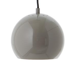 Suspension Ball brillant Ø18cm canopy black HxØ 2.5x11.5cm