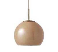 Suspension Ball verre Ø18cm HxØ 15x18cm