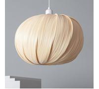 Suspension Bambou Korowai Textile blanc