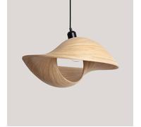 ILUZZIA Suspension Bambou Shuka Acacia Textile noir