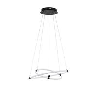 Suspension BANDERILLAS LED 22W en acier noir D600mm