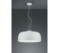 SUSPENSION BARON BARON ROND LARGE E27 DIAMETRE 52CM COULEUR BLANC 309800431