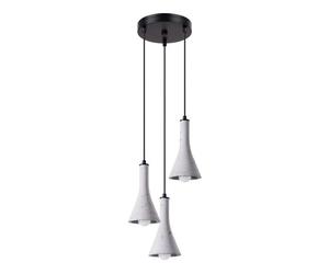 Suspension Béton Gris E14 3 Rea
