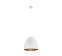 Suspension Blanche Ornelia Métal Rond Loft Salle À Manger Lampe