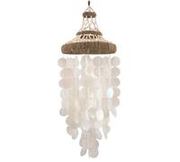 Suspension Bohème ""Moana"" en nacre de Capiz 85cm