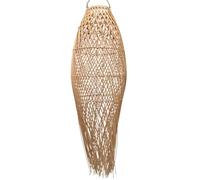 Suspension Boho Chic "Shana" en rotin 25x80cm