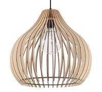 Sollux Lighting Suspension APRILLA E27 LED Bois Design Moderne Loft BOHO Couloir 40x40x100 cm