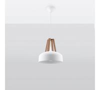 Lampe suspendue Sollux Lighting Casco Noir TU