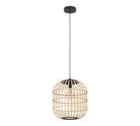 Suspension BORDESLEY E27 1X28W en acier noir D350mm