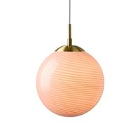 Suspension Boule de Noël Halo Design Ø30 Rose
