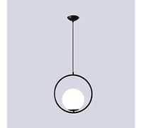 Suspension Boule de Verre E27 Style Nordique Moderne, Abat-Jour en Verre, Lustre Art déco, plafonnier, Lampe Suspendue pour Chambre à Coucher, luminaire pour îlot de Cuisine. Intéressant.