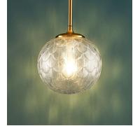 Suspension boule en verre graphique ultra décorative - Aquila