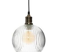 Suspension boule en verre Laye D20 Atmosphera Cuivre G