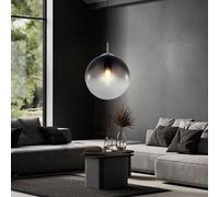 Suspension Boule Lampe À Pendre Lampe De Table En Verre Lampe De Salon Fumé LED