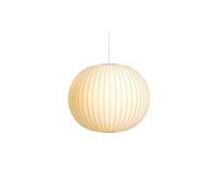 Suspension Boule Nelson, Taille Moyenne, Blanc Cassé