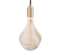 Suspension Brass avec Voronoi II LED E27 3W => 14W HxØ 36.5x16.5cm/canopy black HxØ 2.5x8cm