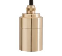 Suspension Brass H 6.5cm/Ø 4cm/canopy black HxØ 2.5x8cm