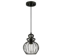 Suspension Cage Noir mat 1 Ampoule Westinghouse