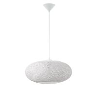 Suspension CAMPILO E27 1X60W en matière synthétique blanc D450mm