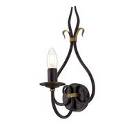 Suspension Candela 15 Rouille B:17cm Rustique Lampe Chambre À Coucher