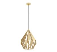 Suspension CARLTON E27 1X60W en acier or D385mm