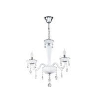 Suspension CARPENTO E14 3X40W en acier chrome D540mm