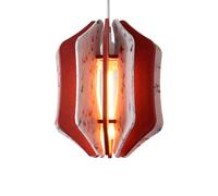 Suspension carré RIF Alpha Zulu Rouge 23 cm