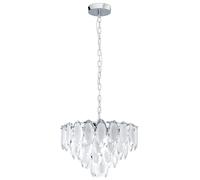 Suspension CARVARIO E14 7X40W en acier chrome D485mm