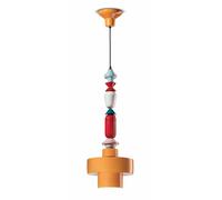 Suspension Céramique Ø 28 CM Fait à la Main E27 Rétro Multicolore Salle à Manger