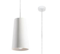 Suspension Céramique Blanc E27 1 Gulcan