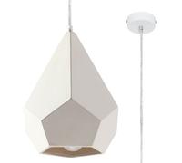 Suspension Céramique Blanc E27 1 Pavlus