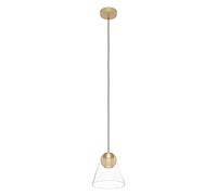 Suspension CERASELLA GU10 1X4,5W en acier laiton brossé D200mm