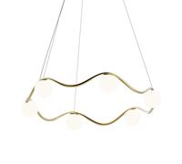 Suspension Cercle de Vie Decor Ø91 Câble Transparent Boules Ø11