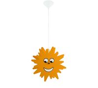 Suspension chambre d'enfant Soleil Lampe à suspendre Soleil Lampe à suspendre pour enfants, bois jaune, 1x E27, DxH 38x110 cm Eglo 94142