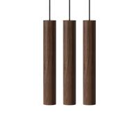Suspension Chimes 3 Cluster en Chêne Foncé