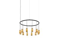 Suspension Circulaire Cirio en Porcelaine Blanc