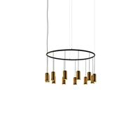Suspension Circulaire Santa & Cole Cirio en Laiton Poli