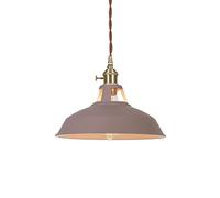 Suspension Classique en Fer forgé Style Nordique, Design créatif, luminaire Suspendu à tête Unique E27, idéal pour Une Salle à Manger, Un Bar ou Un Club (Marron)