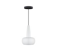 Suspension Clava avec Rosace Blanc Mat/ Noir