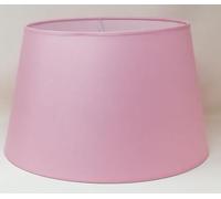 Suspension Cône, Abat-jour, Tissu Coton avec dos PVC Blanc, pour Lampe à Suspension, Lampadaire, Produit Artisanal (Rose, DM INF : 40 cm, DM SUP : 30 cm, HAUTEUR : 24 cm)